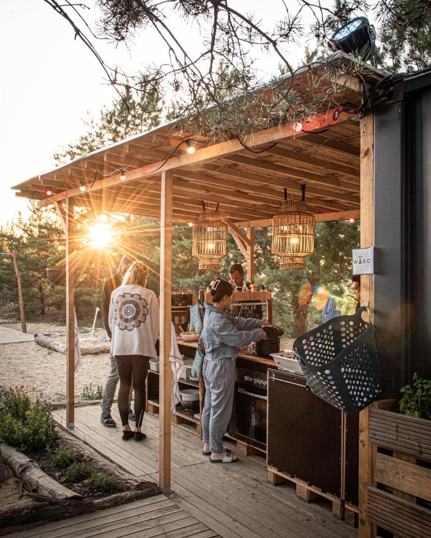 Raus Und Gut Glamping Am Graebendorfer See Drebkau Exteriör bild