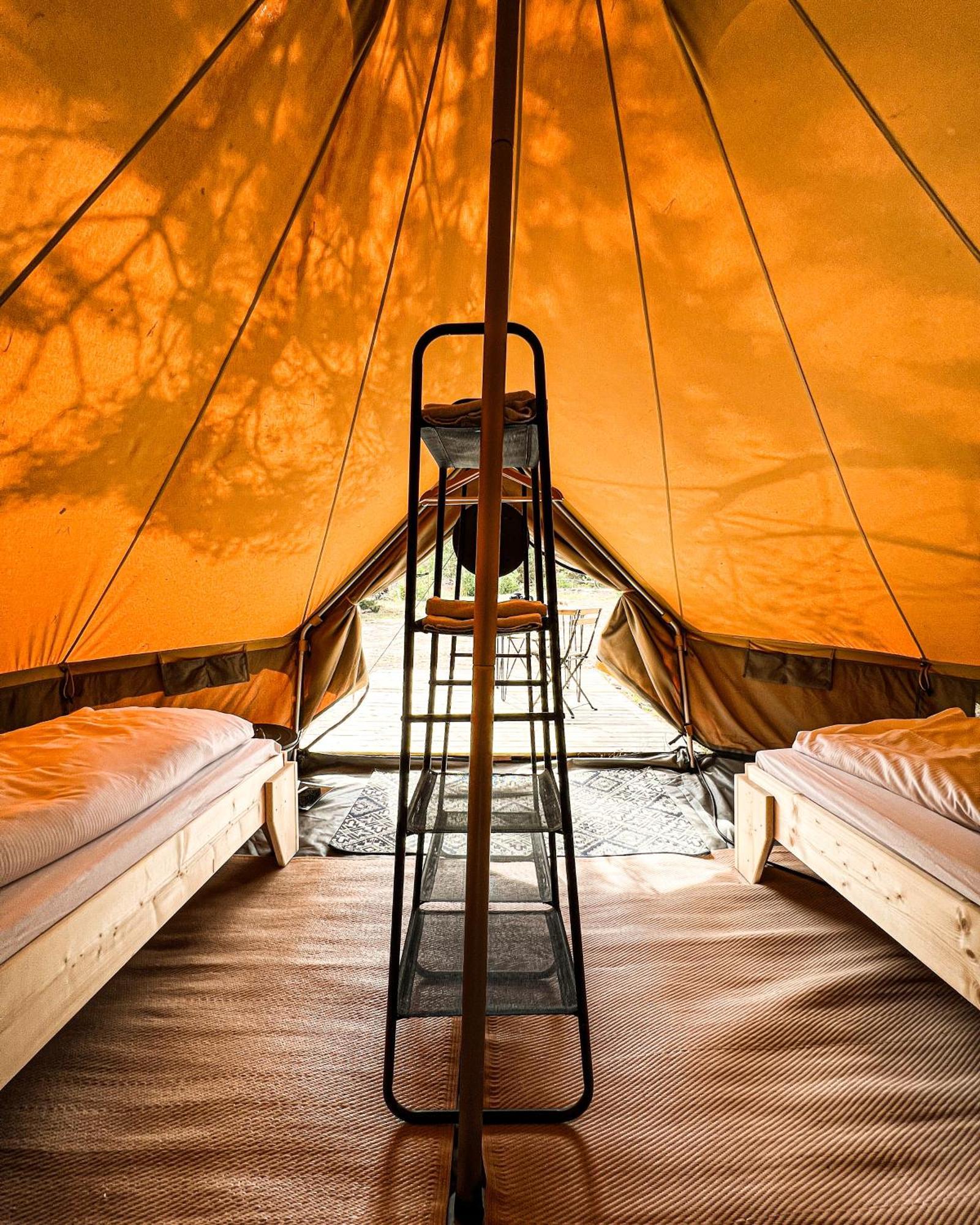 Raus Und Gut Glamping Am Graebendorfer See Drebkau Exteriör bild